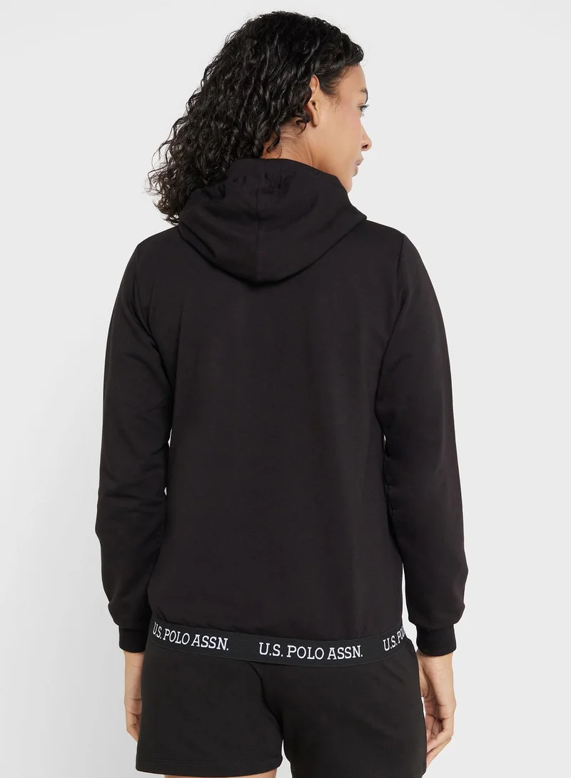 يو اس بولو اسن Zip Through Hoodie