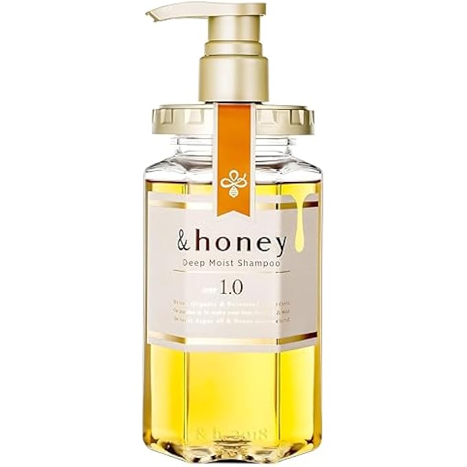 FWMGL DEEP MOIST HAIR SHAMPOO STEP1.0 (MOIST WASH) PUMP 440ML - PEONY SCENT (GREEN TEA SET) - Image 1