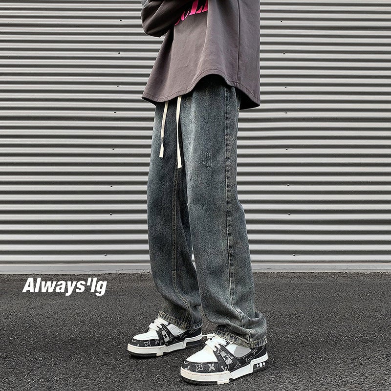 Unisex Casual Daily Denim Jeans - Image 2