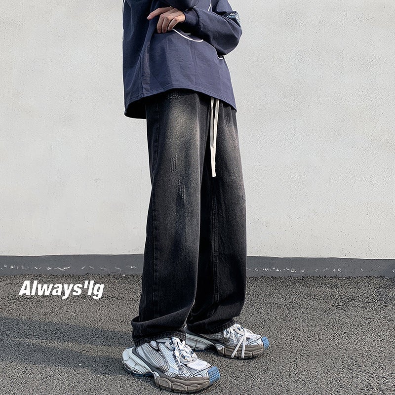 Unisex Casual Daily Denim Jeans - Image 3