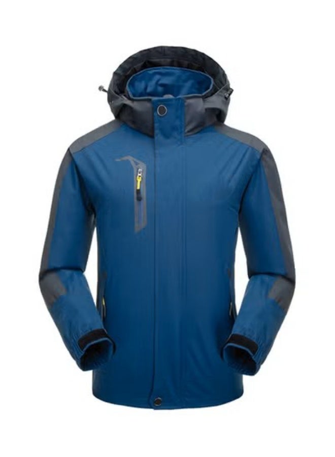 Waterproof Jacket Windproof Raincoat Sportswear Outdoor Hiking Traveling Cycling Sports Detachable Hooded Coat for Men - Image 1