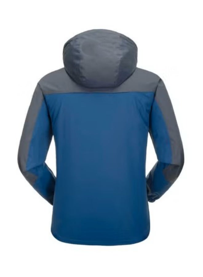 Waterproof Jacket Windproof Raincoat Sportswear Outdoor Hiking Traveling Cycling Sports Detachable Hooded Coat for Men - Image 2