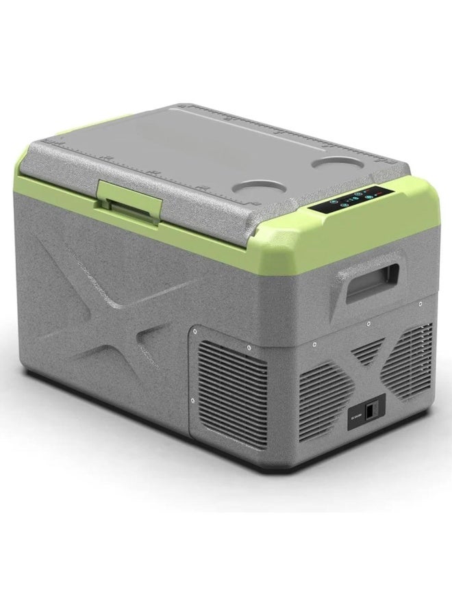 Portable 50L Car Refrigerator & Freezer with Two-Way Detachable Lid and Fast Cooling