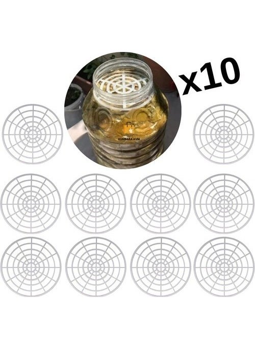 Favori Mutfak Favori Kitchen Jerrycan Pet Jar Separator 10 Pieces Pickle Olive Cheese Separator  - Image 1