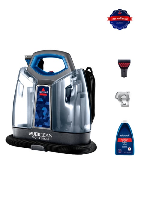 bissell SpotClean ProHeat  Portable Cleaner with Powerful Suction & HeatWave Technology | Removes Tough Stains from Carpets, Furniture, Curtains & Car Interiors 1.1 L 330 W 47202 Black/Blue 1.1 L 330 W 47202 Black/Blue