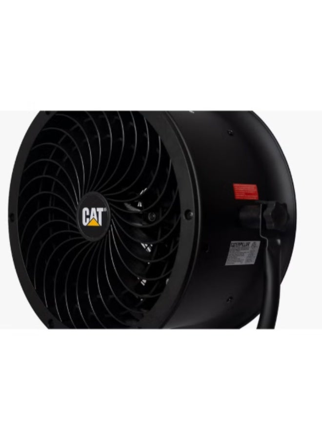 كاتربلر مروحة كات كاتربيلر HVPD-14AC مقاس 14 بوصة عالية السرعة بقاعدة أرضية، مروحة صناعية قوية لتدوير الهواء، ارتفاع قابل للتعديل، لون أسود - Image 3