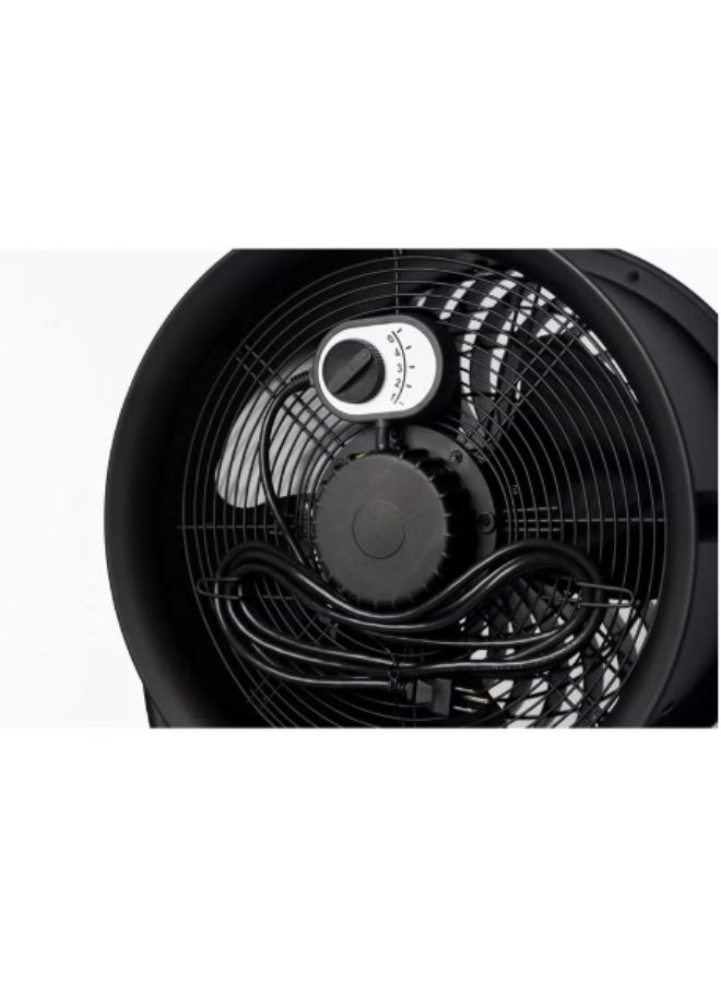 كاتربلر مروحة كات كاتربيلر HVPD-14AC مقاس 14 بوصة عالية السرعة بقاعدة أرضية، مروحة صناعية قوية لتدوير الهواء، ارتفاع قابل للتعديل، لون أسود - Image 5
