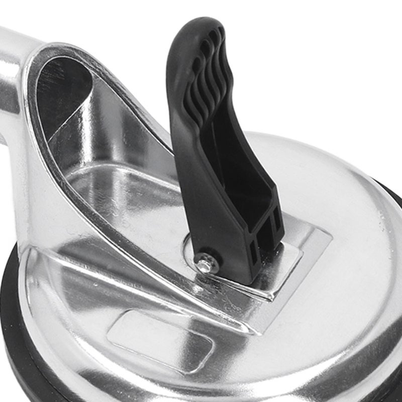Vacuum Suction Glass Plate Lifter 80KG Aluminum Alloy Handle - Durable Natural Rubber Cup - Ergonomic Single Hand Design for Glass Tile Mirror Moving - Image 3