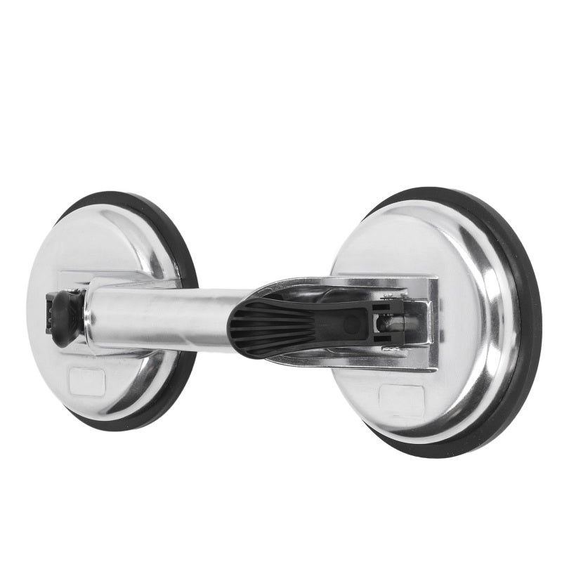 Vacuum Suction Glass Plate Lifter 80KG Aluminum Alloy Handle - Durable Natural Rubber Cup - Ergonomic Single Hand Design for Glass Tile Mirror Moving - Image 4