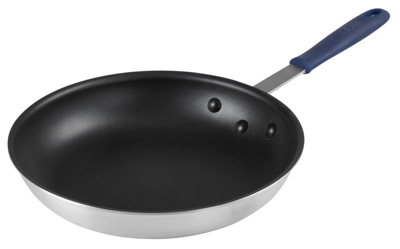 Winco CommercialGrade Aluminum Fry Pan with Stay Cool Handle Induction Compatible NonStick Finish 12