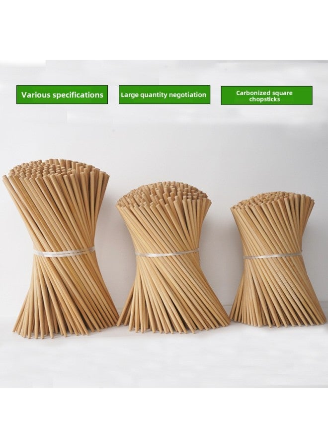 Carbonized Bamboo Chopsticks Household Restaurant Natural Disposable Non-slip Durable Community Group Purchase-color:6.3*7.0*24cm Carbonized Belt Section (3600 Pairs/piece)  - Image 2