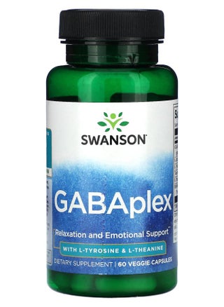 GABAplex with L-Tyrosine & L-Theanine 60 Veggie Capsules - pzsku/Z71C9D64F3E6218FED892Z/45/_/1728488865/8dbf5c1e-4081-4e44-9a97-ac9a7797eb9d