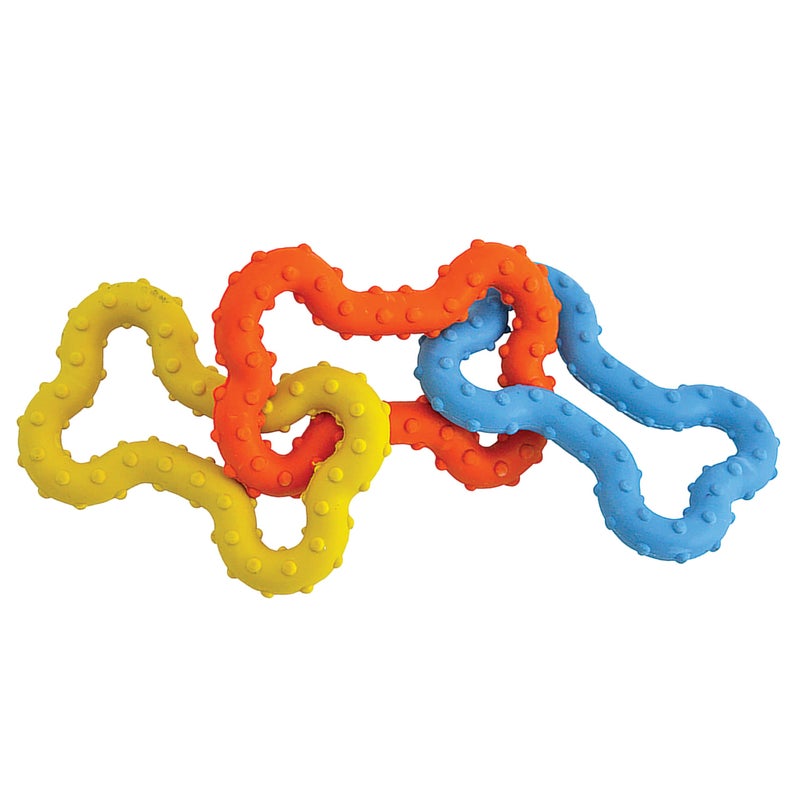Petstages Mini Bone Tug Puppy Chew Toy - Image 1