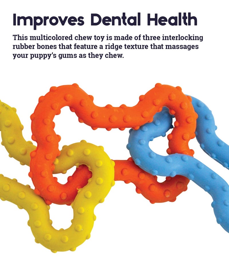 Petstages Mini Bone Tug Puppy Chew Toy - Image 4