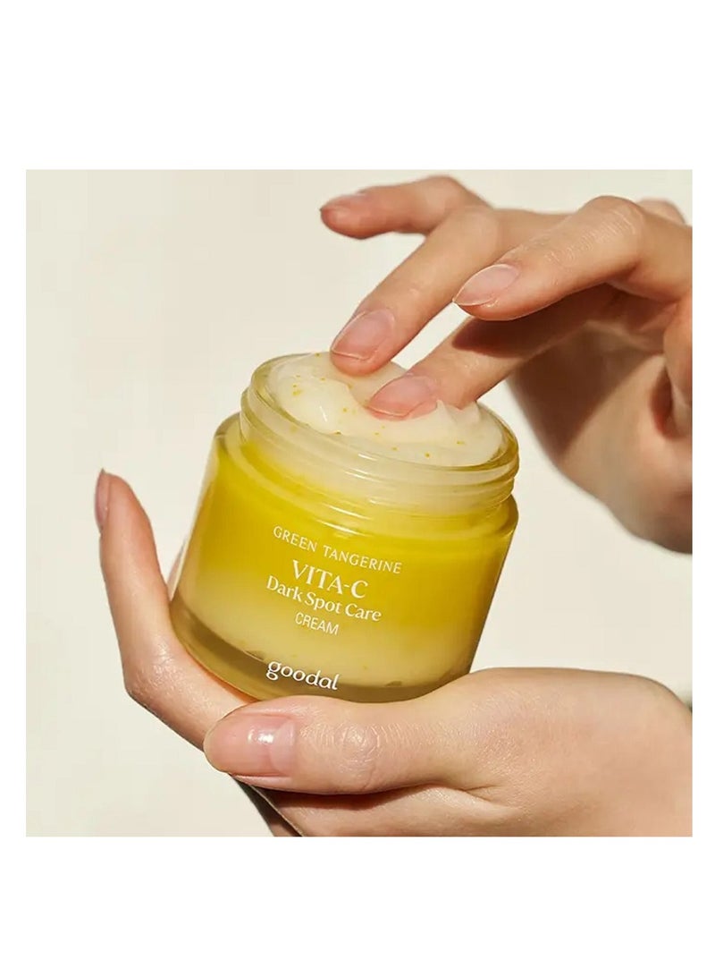Goodal Green Tangerine Vita C Dark Spot Care Cream - Restoring Cream 50ml - Image 4