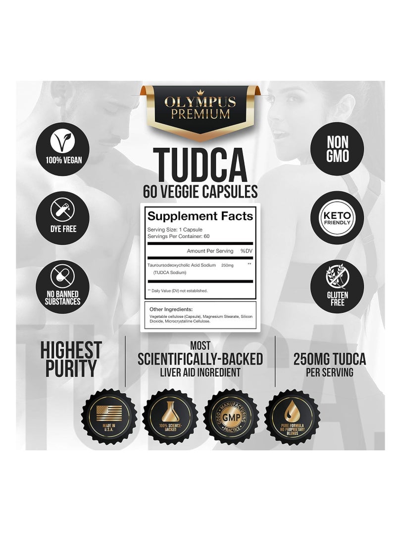 Premium TUDCA - Vegetarian Caps - 15G