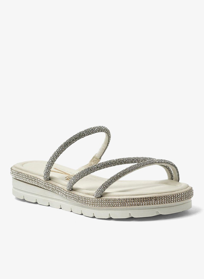 فيزانو صنادل مسطحة للنساء - صنادل مسطحة أنيقة ونعال مسطحة مريحة للسيدات - Image 2