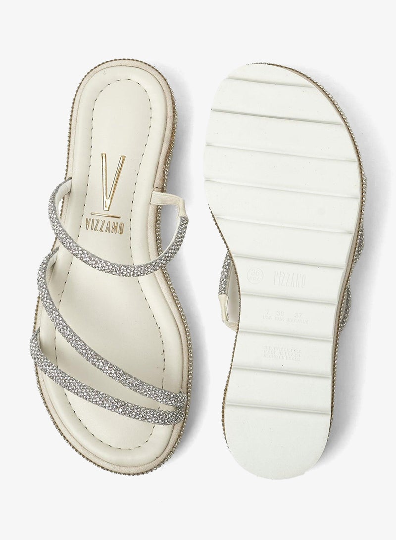 فيزانو صنادل مسطحة للنساء - صنادل مسطحة أنيقة ونعال مسطحة مريحة للسيدات - Image 5