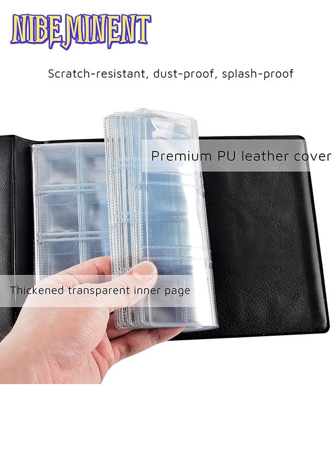 NIBEMINENT Coin Collection Book Collector, 300 Pocket Coin Collection Box Collection Box Supplies for 20/25/27/30/30/38 mm Coins- Black - Image 4