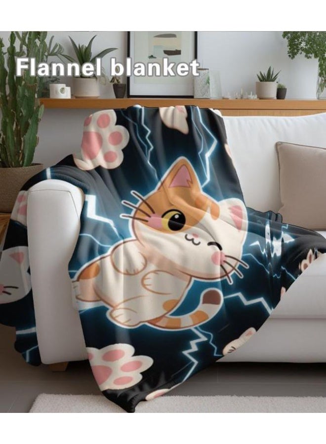 general Baby and children's cartoon flannel thin blanket (warm and comfortable, suitable for sleep, game use) 70cm*100cm - Image 4