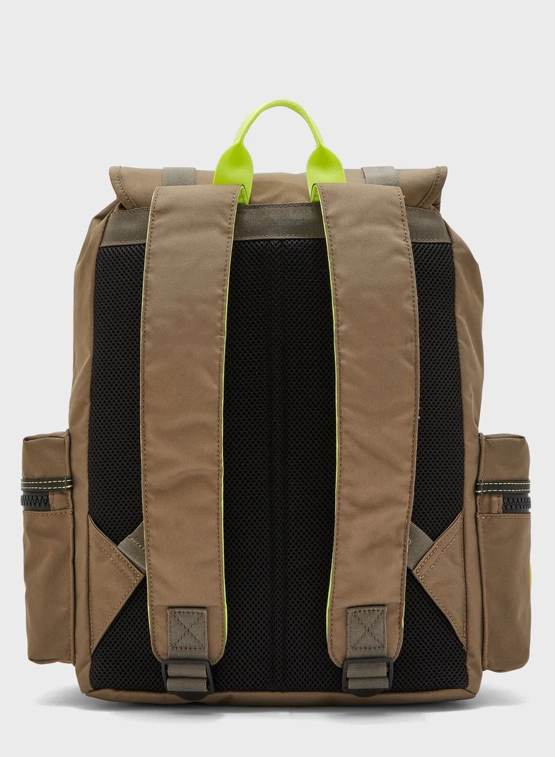 TOMMY HILFIGER Outdoor Flap Backpack