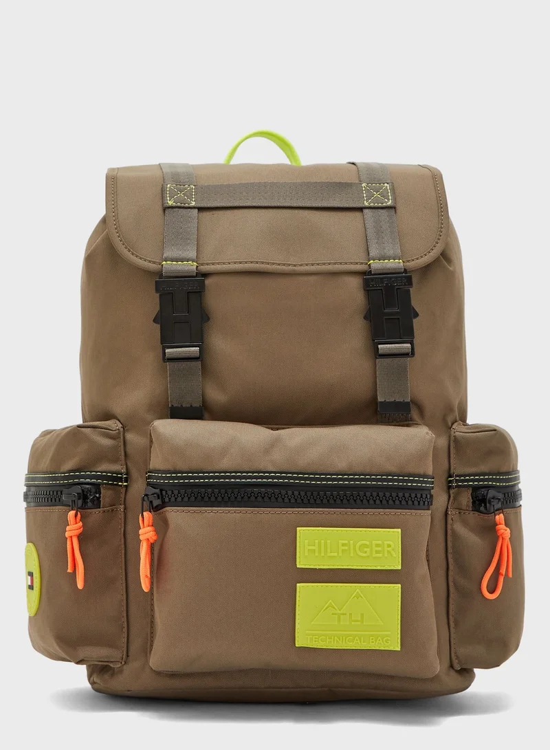 TOMMY HILFIGER Outdoor Flap Backpack