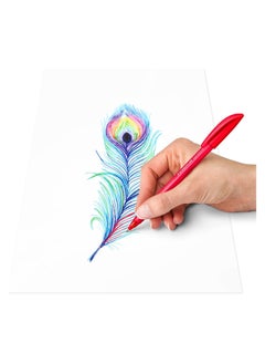 STAEDTLER STAEDTLER 4320 MC10H Stick Rainbow Ballpoint Pen - Assorted Colours (Pack of 10)  - Image 4
