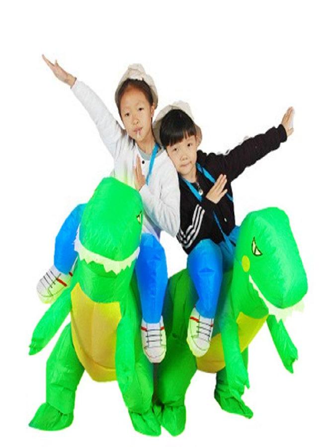 DreamHigh DH Halloween Inflatable Ride Dinosaur T-Rex Cosplay Party Fancy Outfit Costume-Small (3-6 Years) - Image 3