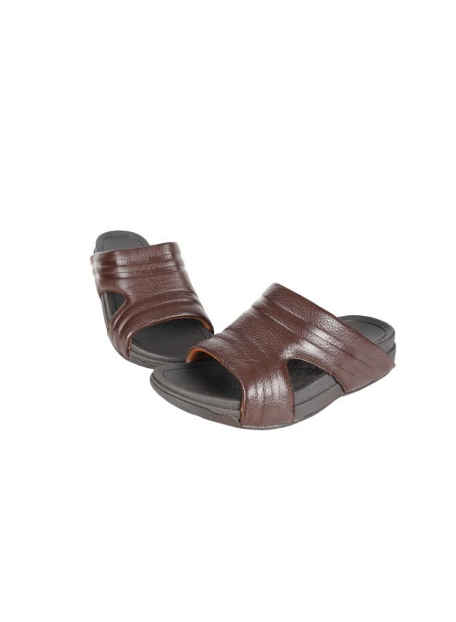 barjeel uno 008-3543 Barjeel Mens Casual Sandals 20254 Dark Brown - Image 3