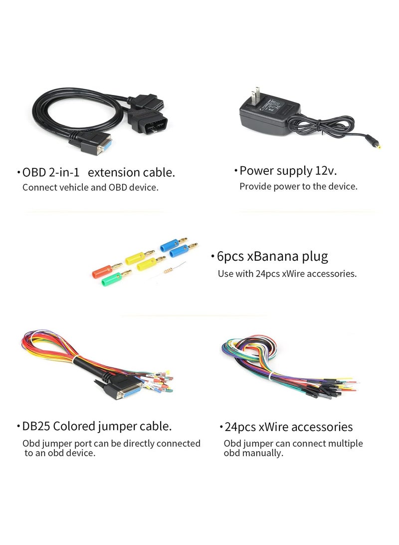 جودياج صندوق الاختراق GT100 + obdii كاشف بروتوكول obd وcan المتقدم لاختبار مقاعد وحدة التحكم الإلكترونية وأداة تشخيص السيارات - Image 3