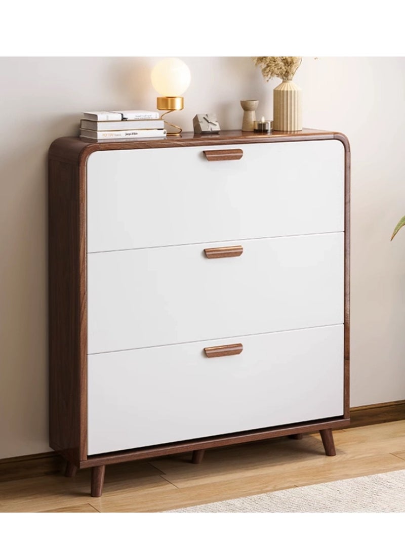 YY-ريشير مدخل حديث مجلس الوزراء الأحذية، مدخل 24 سم رقيقة جدا قلب أحذية خزانة التخزين، 30 أزواج حرة وقوف رف الأحذية للممر، غرفة المعيشة - Image 1