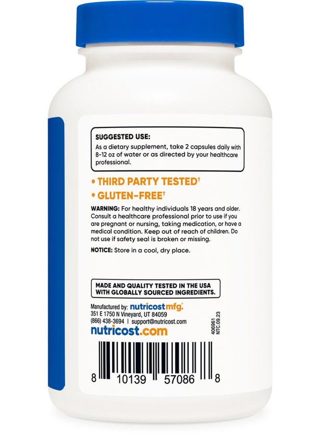 Nutricost Andrographis Extract Capsules (1000mg) (120 Capsules) - Health and Wellness Vegetarian Supplement, 60 Servings - Image 4