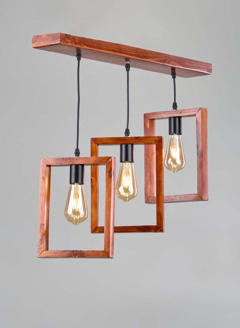 NAGAFA SHOP Triple Brown chandelier - Image 1