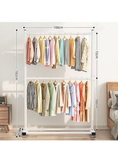 Y&D Floor Standing Vertical Storage Simple Coat And Hat Double Layer Drying Rack  - Image 1
