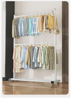 Y&D Floor Standing Vertical Storage Simple Coat And Hat Double Layer Drying Rack  - Image 2
