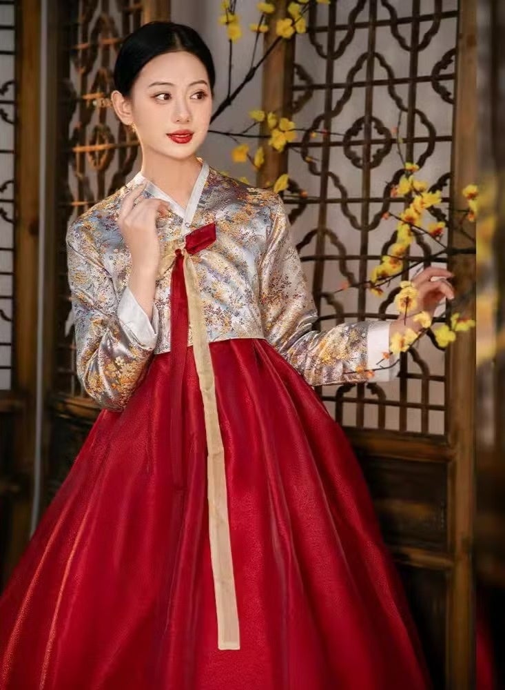 Sparklepals Korean Women Performance Costumes, National Performance Costumes and Dance Costumes - Image 3