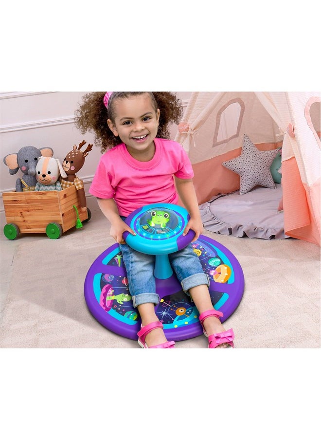 MindSprout MindSprout Light-Up Space Twister | 360° Sit Twist and Spin, Toddler Toys Age 2, 3, 4, 5, Birthday for Boy Girl, 18 Months +, LED Lights, Kids Toy Indoor or Outdoor for 2 Year Old (Patent Pending)  - Image 4