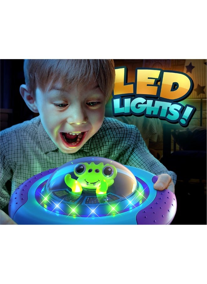 MindSprout MindSprout Light-Up Space Twister | 360° Sit Twist and Spin, Toddler Toys Age 2, 3, 4, 5, Birthday for Boy Girl, 18 Months +, LED Lights, Kids Toy Indoor or Outdoor for 2 Year Old (Patent Pending)  - Image 3