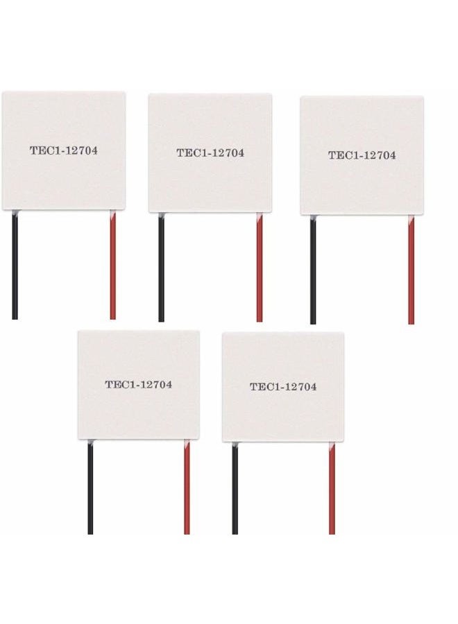 Bolsen TEC1-12704 12703 12706 12740 TES1-12701 TEC1-12705FX TEC1-19912 TEC Thermoelectric Cooler Peltier of semiconductor Refrigeration 30X30/40X40 (5PC TEC1 12704 40X40) - Image 1