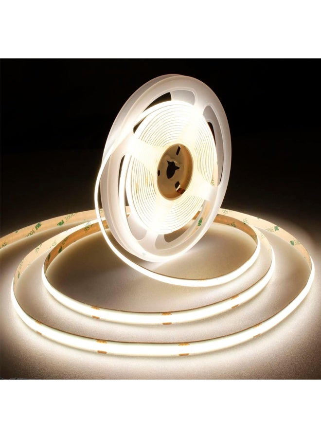 Brillo 10m COB 4000K adhesive light strip adds a stunning look to rooms, halls, and interior corridors (24V) - Image 3