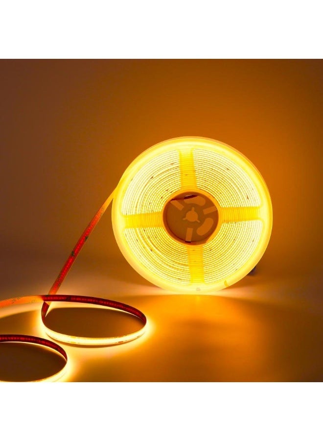 Brillo 10m COB 4000K adhesive light strip adds a stunning look to rooms, halls, and interior corridors (24V) - Image 1