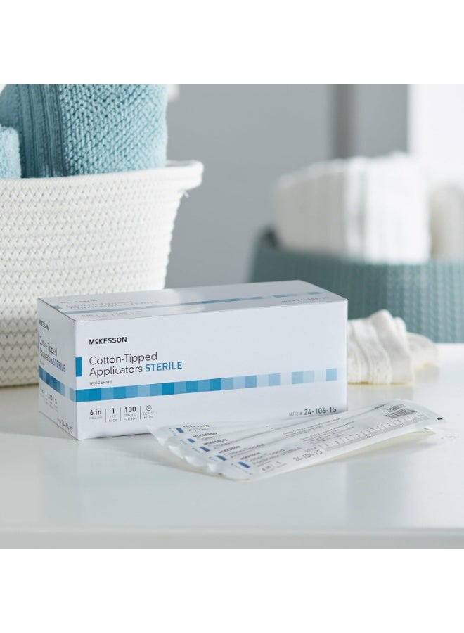 McKesson Sterile Cotton Tipped Applicators 6" - Image 5
