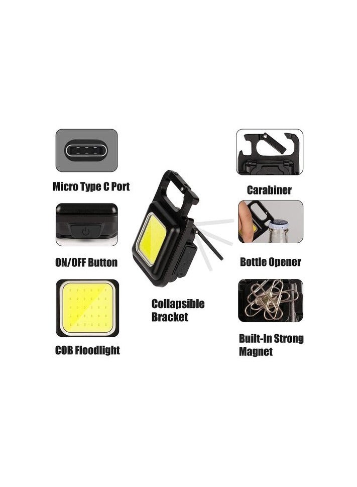 Led Flashlight Usb Keychain And Opener Shipping Works - Image 5