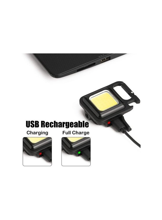 Led Flashlight Usb Keychain And Opener Shipping Works - Image 2