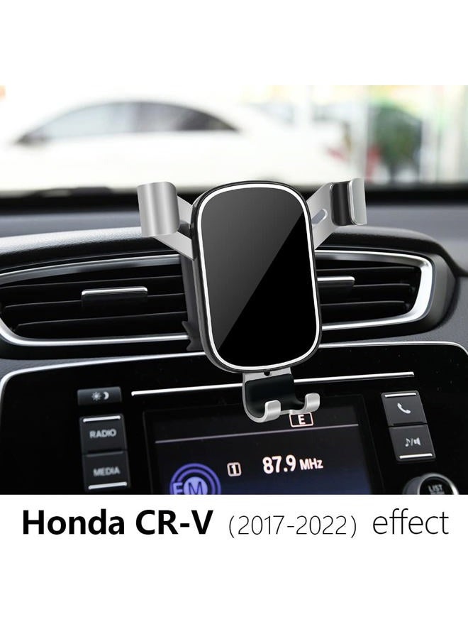 musttrue LUNQIN Car Phone Holder for Honda CR-V 2017 2018 2019 2020 2021 2022 LX EX EX-L Touring Special Edition & CRV Hybrid 2020-22 Auto Accessories Cell Phones Mount Cellphone Mobile Cradle Charging Bracket - Image 2