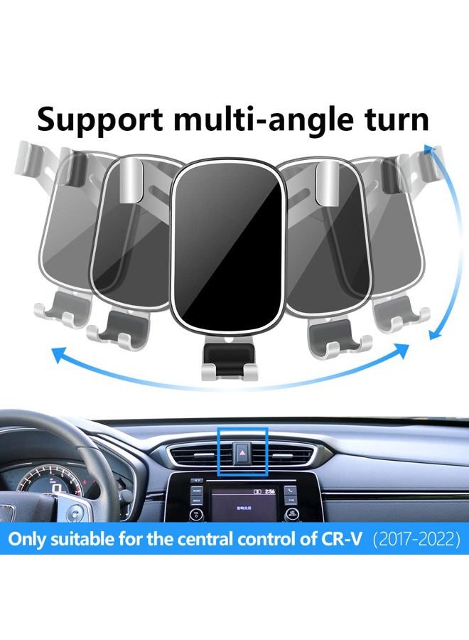 musttrue LUNQIN Car Phone Holder for Honda CR-V 2017 2018 2019 2020 2021 2022 LX EX EX-L Touring Special Edition & CRV Hybrid 2020-22 Auto Accessories Cell Phones Mount Cellphone Mobile Cradle Charging Bracket - Image 5