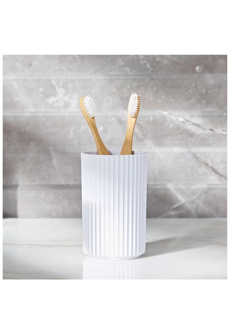 A mug featuring a ribbed design on the outside and a modern feel - Image 2