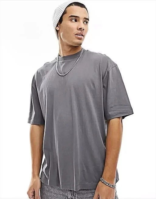 Miron Smoked New York Back Embroidery Oversize Short Sleeve T-Shirt