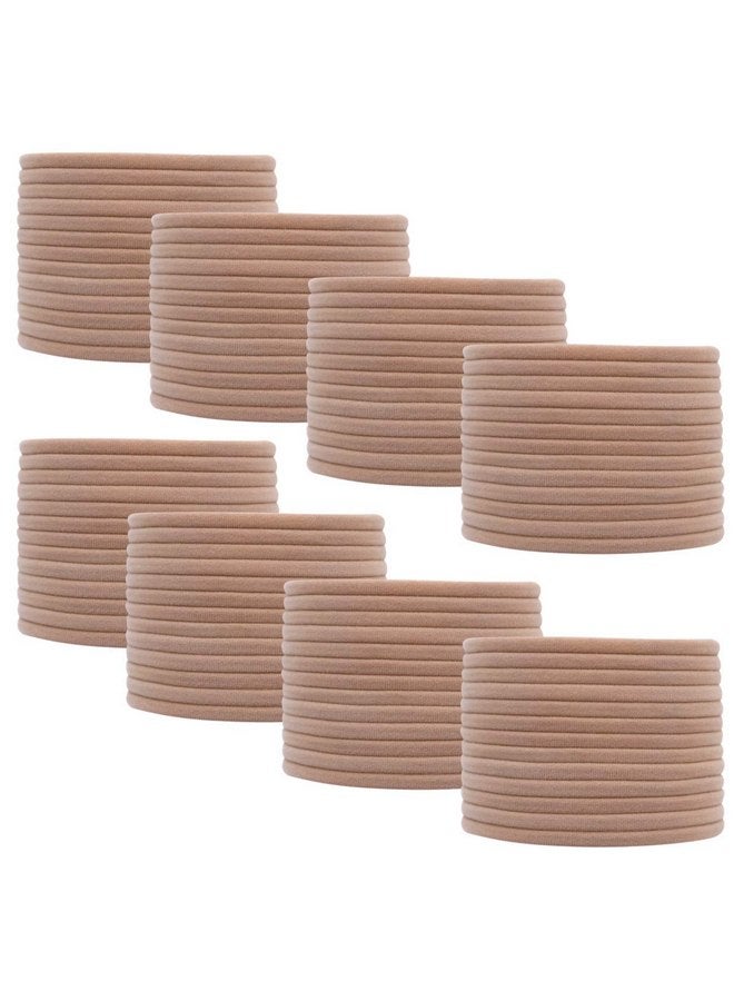 JLIKA Nylon Headbands for Baby Girls 100 Bulk Wholesale DIY - Stretchy One Size Fits All Headband (Nude) - Image 1