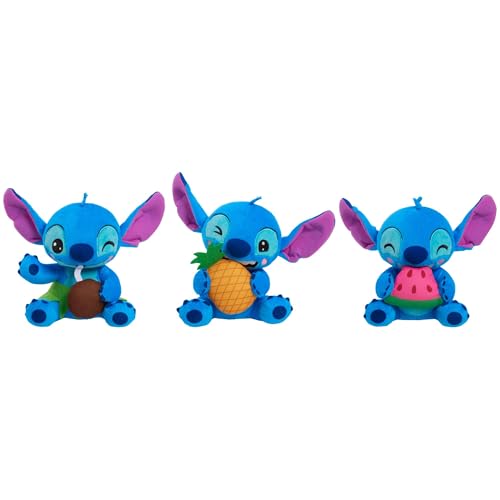 Just Play Disney Stitch Small Plush Stitch and Coconut, Stuffed Animal, Blue, Alien, Kids Toys for Ages 2 Up by Just Play - Image 3